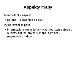 Aspekty mapy