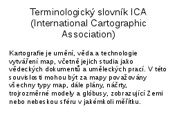 Terminologický slovník ICA